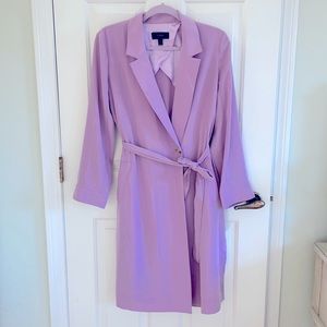 J. Crew Lavender Spring Trench Coat